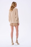 Sweter Damski Lyna Light Beige / Ecru