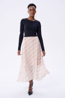 Sukienka Duetta Black / Light Beige