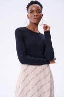 Sukienka Duetta Black / Light Beige
