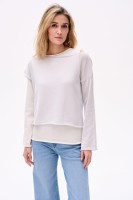 Sweter Damski Two In One Light Grey