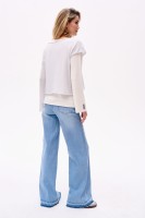 Sweter Damski Two In One Light Grey