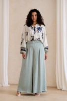 Spodnie Damskie Cygaro BS Olive