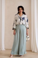 Spodnie Damskie Cygaro BS Olive