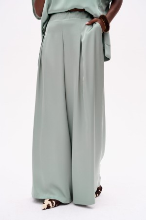 Spodnie Damskie Cygaro Plus Size Olive