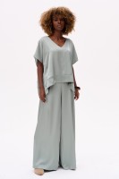 Spodnie Damskie Cygaro Plus Size Olive