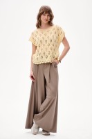 Bluzka Damska Floris Milky Yellow