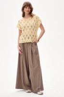Bluzka Damska Floris Milky Yellow