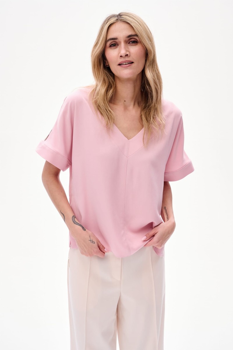 Bluzka Damska Texo Powder Pink