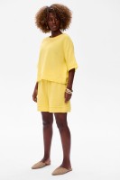 Szorty Damskie Klaymi Yellow