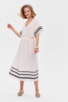 Sukienka Aurelia Midi Off White