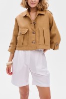 Bermudy Damskie Filipa Creamy