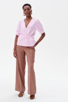 Bluzka Damska Alie Tiny Stripes Powder Pink