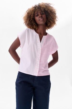 Koszula Damska Mija Baby Pink