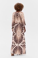 Sukienka Frida Ecru / Brown