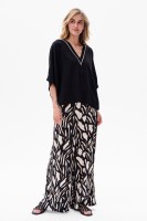 Spodnie Damskie Loca Black / Camel