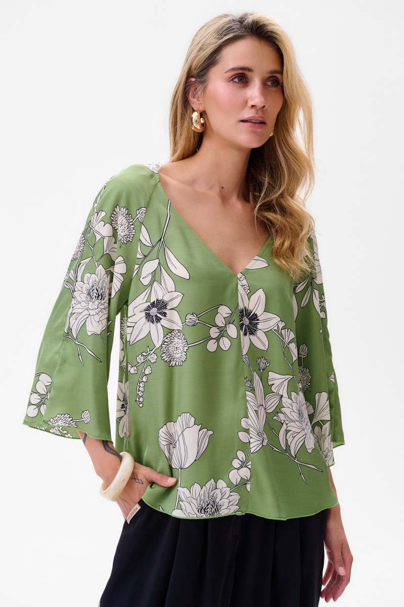 Bluzka Damska Ida Matcha