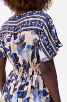 Sukienka Santorini Ecru / Dark Blue