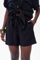 Szorty Damskie Tassel Black