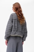 Kurtka Damska Emily Black / Off White Check