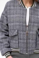 Kurtka Damska Emily Black / Off White Check