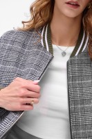 Kurtka Damska Emily Black / Off White Check