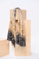 Szal Damski AW24 #11 BS Biały / Czarny