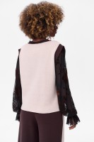 Kamizelka Damska Crazy Light Beige / Dark Chocolate