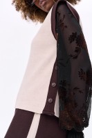 Kamizelka Damska Crazy Light Beige / Dark Chocolate