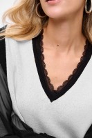 Kamizelka Damska Crazy Beige / Black