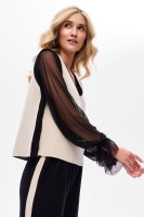 Kamizelka Damska Crazy Beige / Black