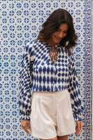 Bluzka Damska Olixa. BS Royal Blue