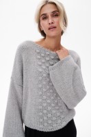 Sweter Damski Colix Grey Melange