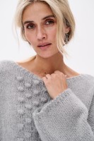 Sweter Damski Colix Grey Melange