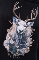 Sweter Damski Lyly Czarny / Jeleń