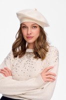 Beret Damski MZ 7607 Beige / 002