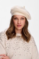 Beret Damski MZ 7607 Beige / 002