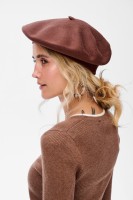 Beret Damski MZ 7607 Brown / 207
