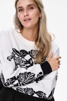 Sweter Damski Jui Black / Off white Check