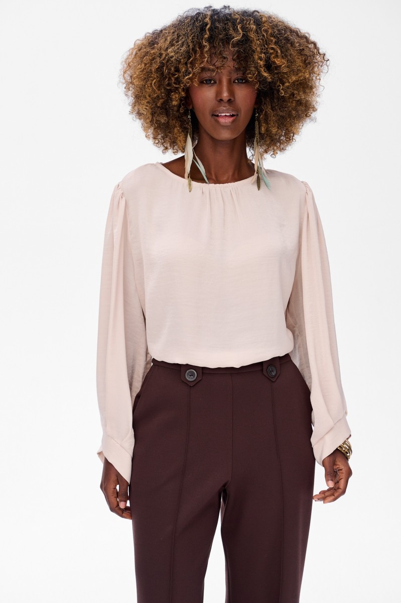 Bluzka Damska Chic Light Beige