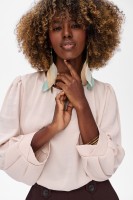 Bluzka Damska Chic Light Beige
