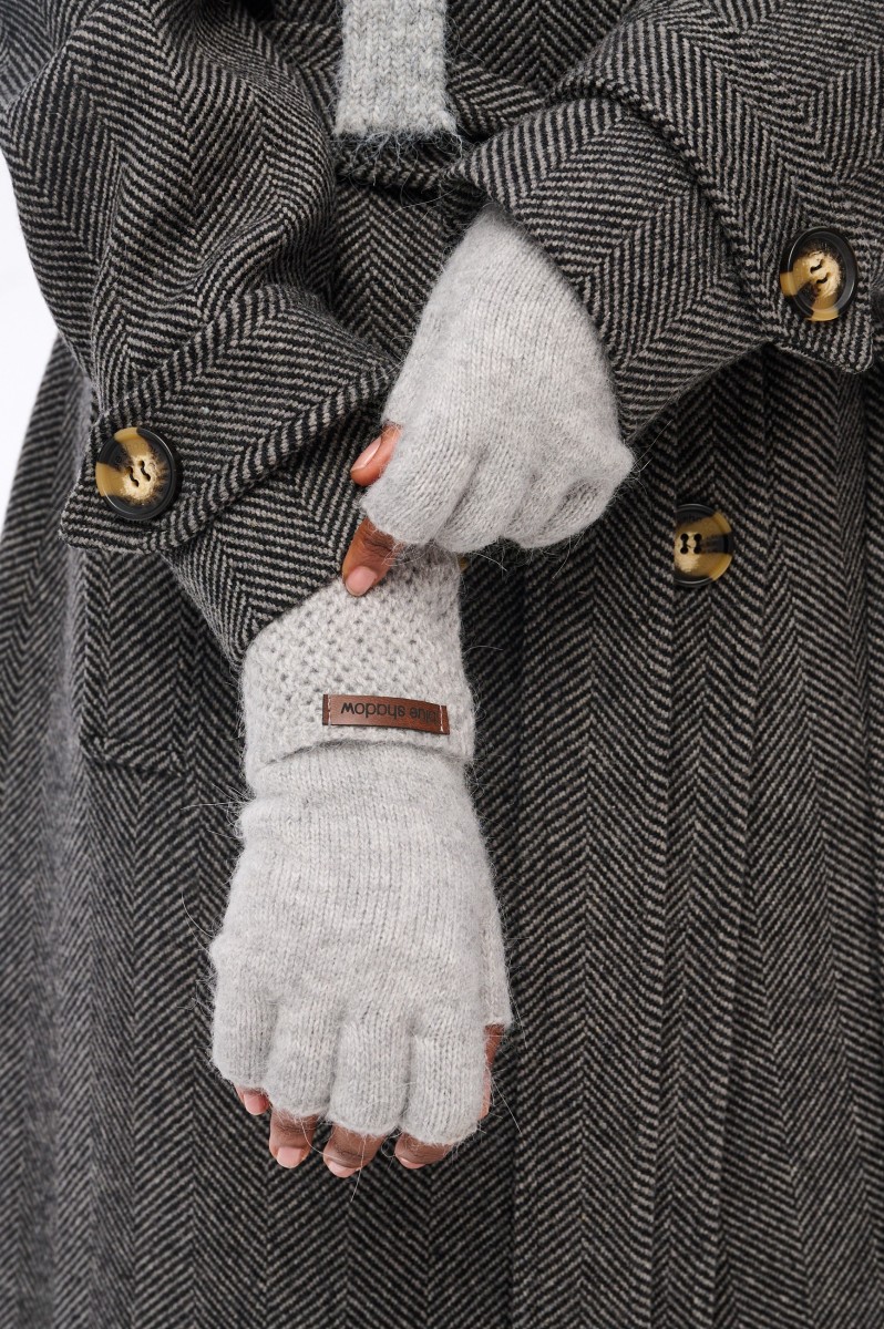 Rękawiczki Damskie Mitenki ST 2113 Grey Melange