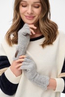 Rękawiczki Damskie Mitenki ST 2115 Grey Melange