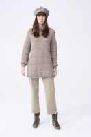 Sweter Damski Ramka BS Czekolada Melanż