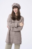 Sweter Damski Ramka BS Czekolada Melanż