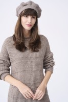 Sweter Damski Ramka BS Czekolada Melanż