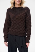 Sweter Damski Cavo Dark Chocolate