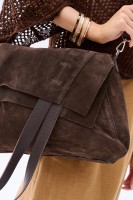 Torebka 4 BS Skóra Naturalna Seal Brown