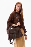 Torebka 4 BS Skóra Naturalna Seal Brown