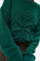 Sweter Damski Per Dark Green