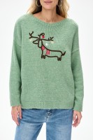 Sweter Damski Łufi Mint